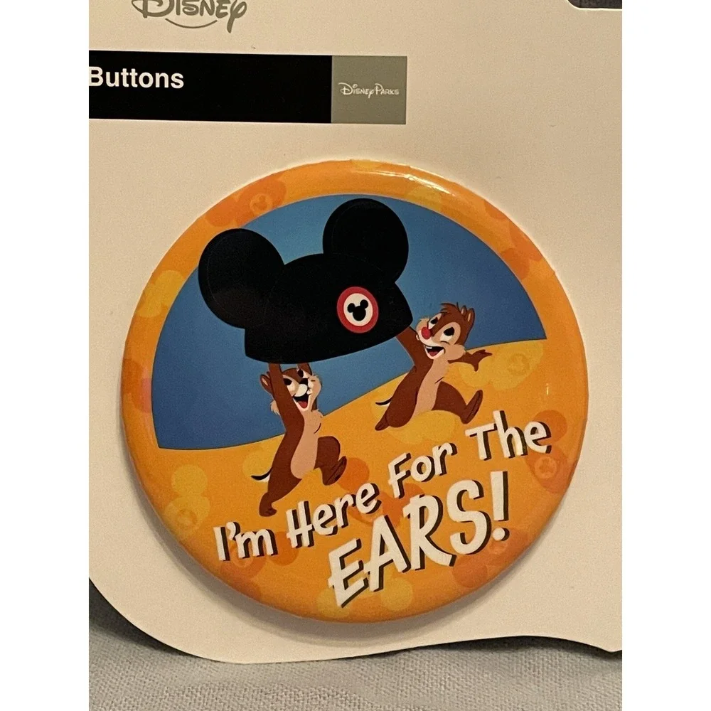NEW Disney Parks - 2 Button Set - 